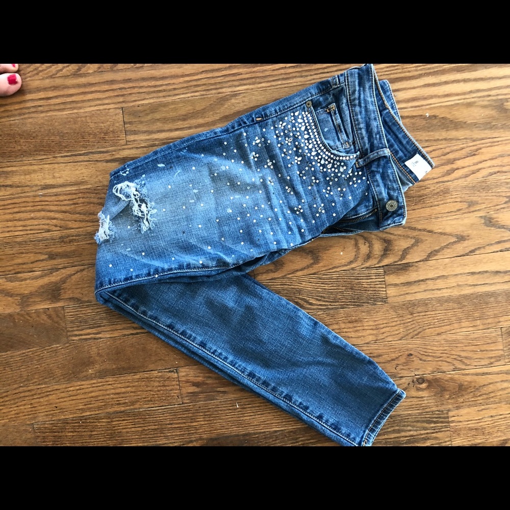 Abercrombie embellished jeans size 29/8